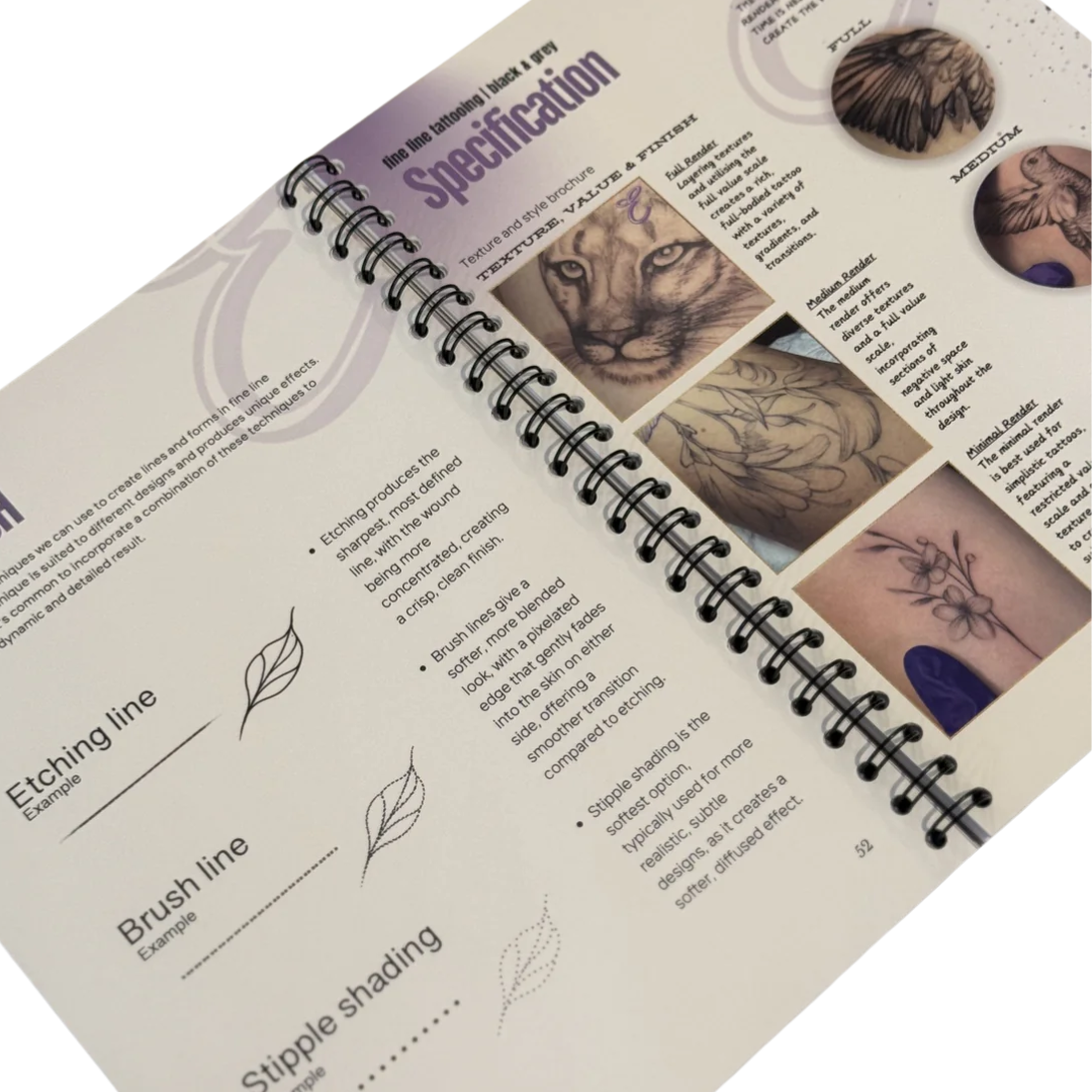Studio Book | Fine Line Tattooing by Libby Wells