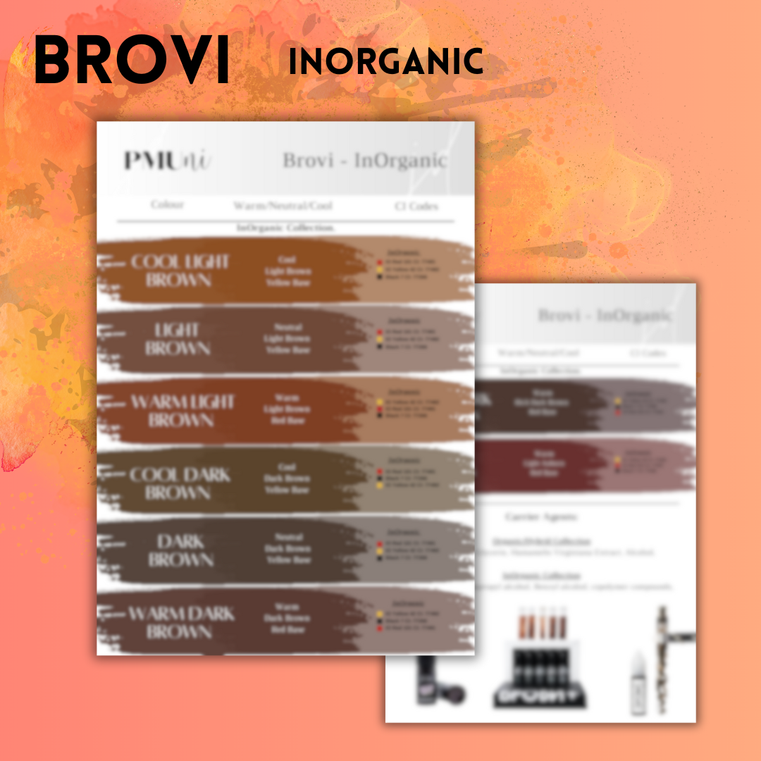 Solo Pigment Swatch Sheets BROWS