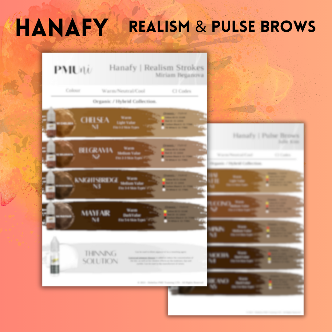 Solo Pigment Swatch Sheets BROWS