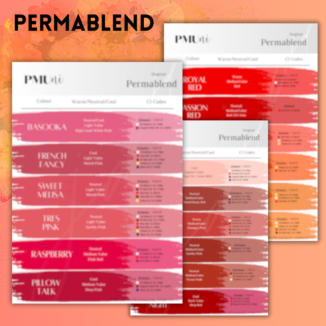 Solo Pigment Swatch Sheets LIPS