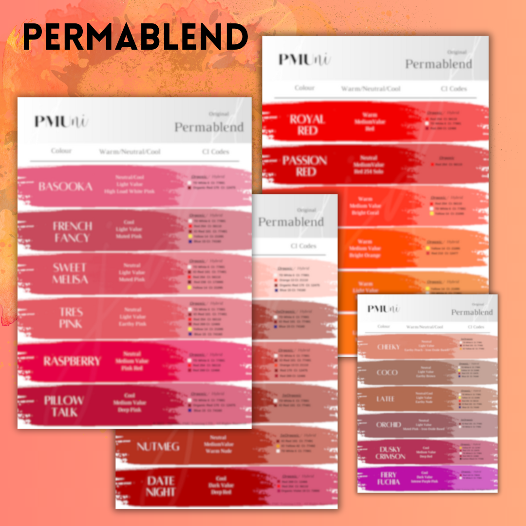 Solo Pigment Swatch Sheets LIPS