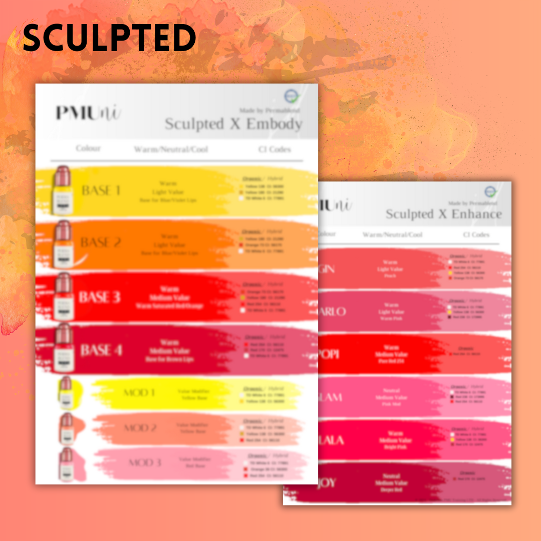 Solo Pigment Swatch Sheets LIPS