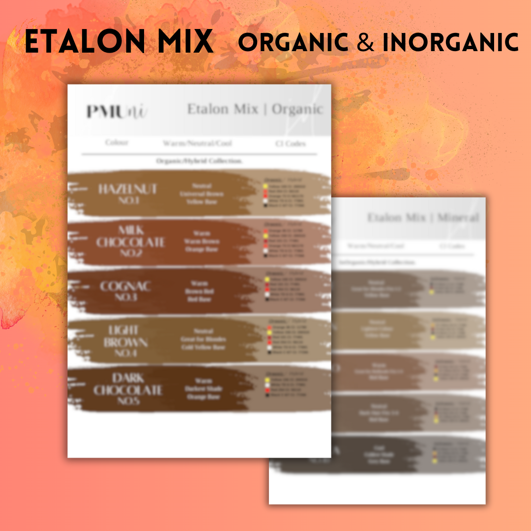 Solo Pigment Swatch Sheets BROWS